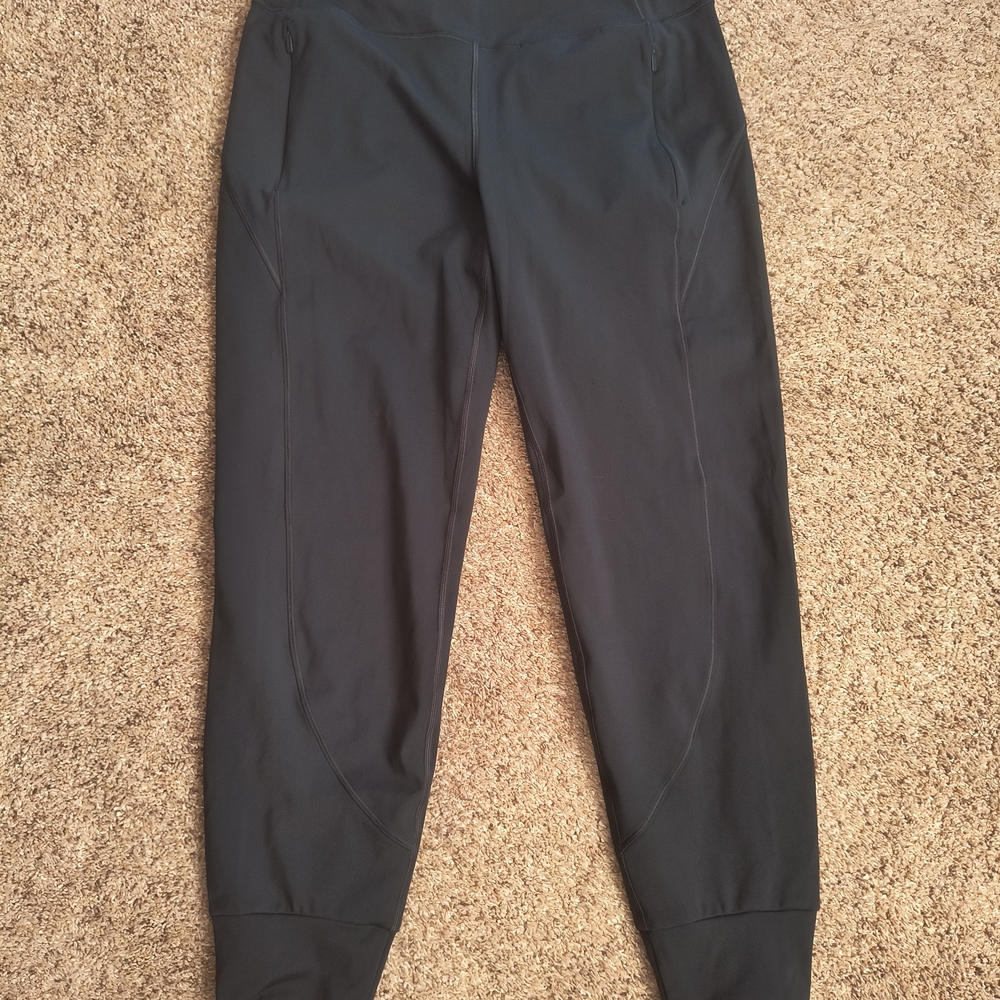 Athleta Navy Blue Rainier Lined Jogger In medium